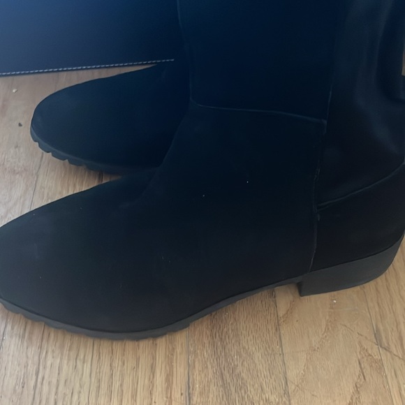 Blondell waterproof, two-tone, suede and nylon over the knee winter boots,  9.5 - Picture 2 of 5